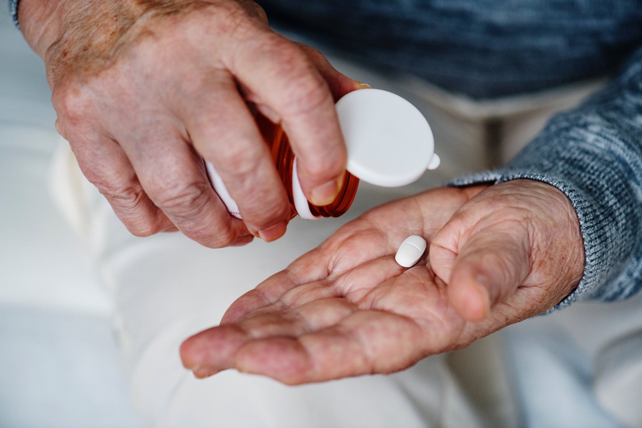 Pill hand drug
